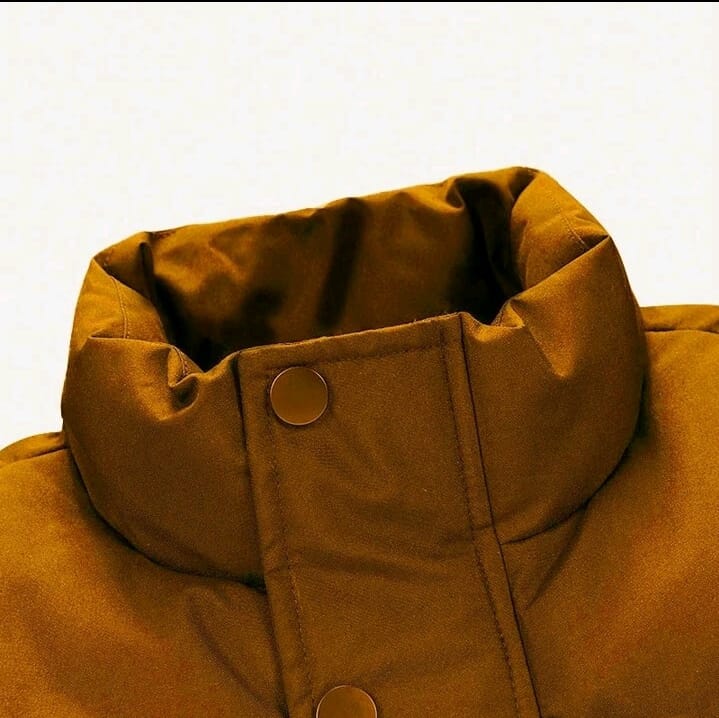 Caramel Brown Puffer Vest