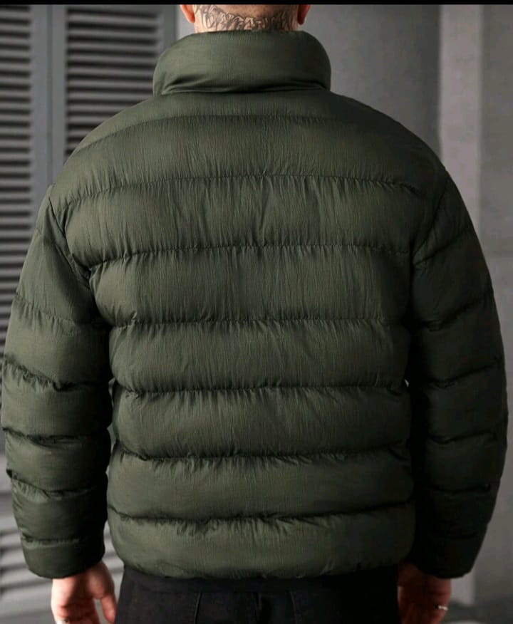 Olive Green Puffer Jacket