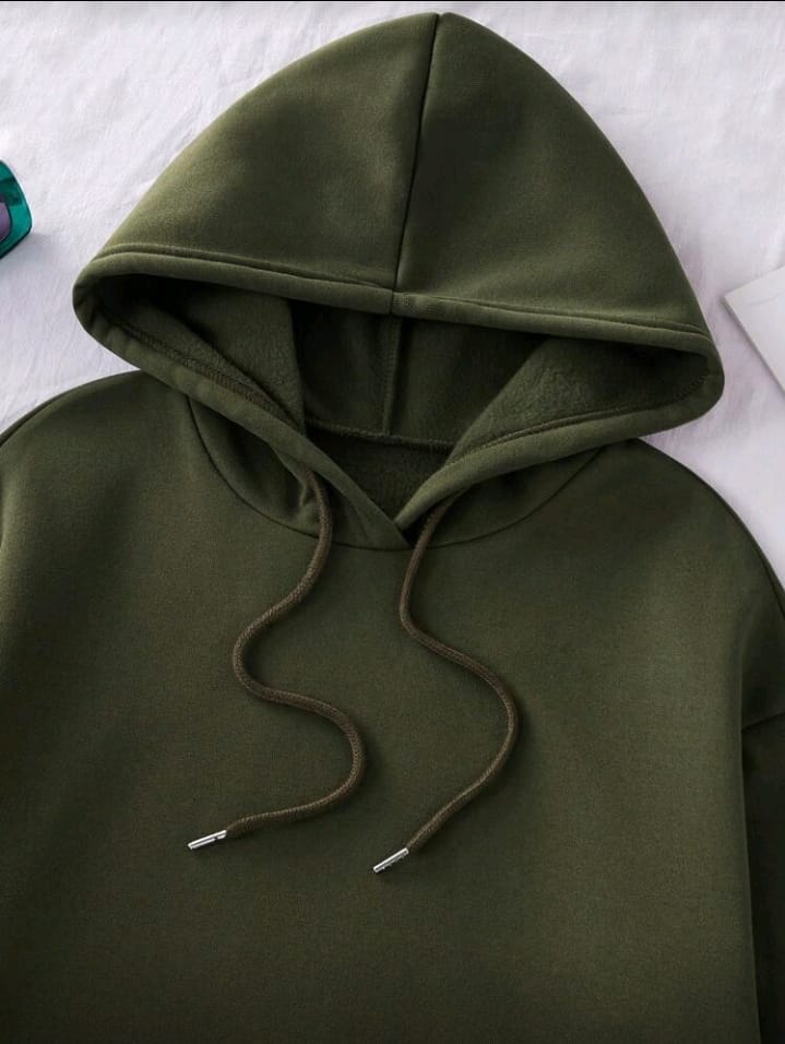 Mystical Harmony Koi Fish Graphic Hoodie - Dark Green