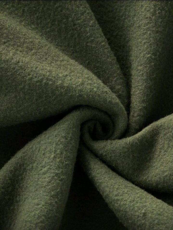 Mystical Harmony Koi Fish Graphic Hoodie - Dark Green