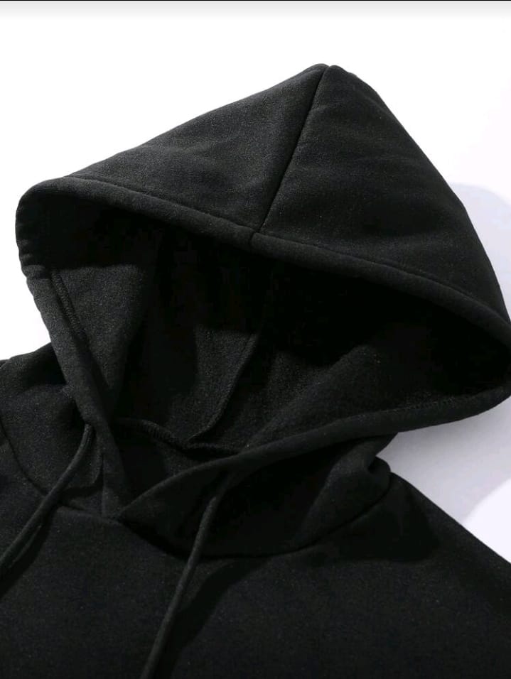 Women's "High-Five" Cat Love Graphic Hoodie - Black