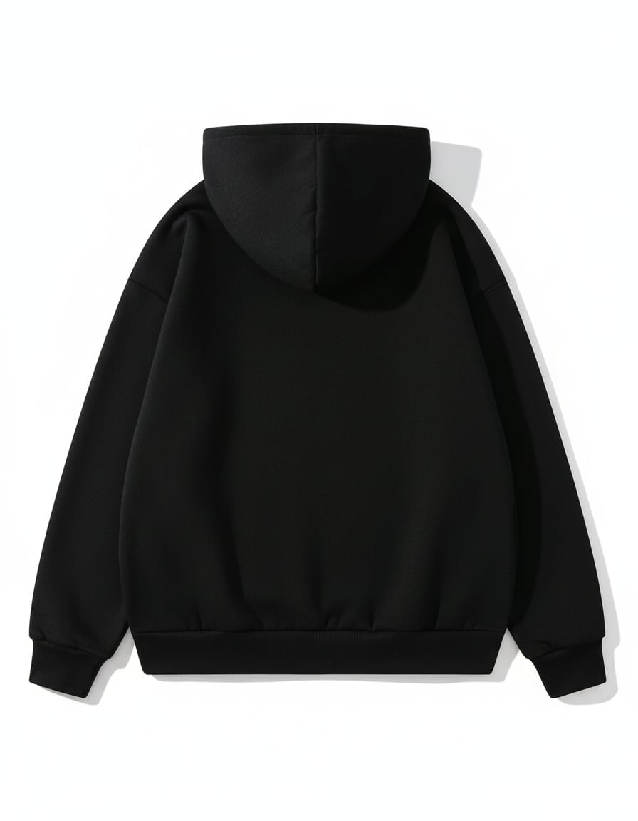 Women's "High-Five" Cat Love Graphic Hoodie - Black