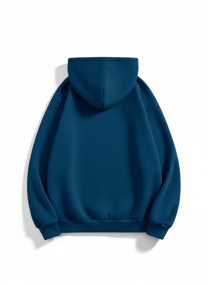 Women's Navy "But First Coffee" Graphic Hoodie