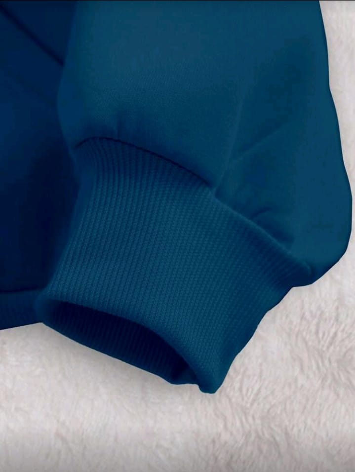 Women's Navy "But First Coffee" Graphic Hoodie