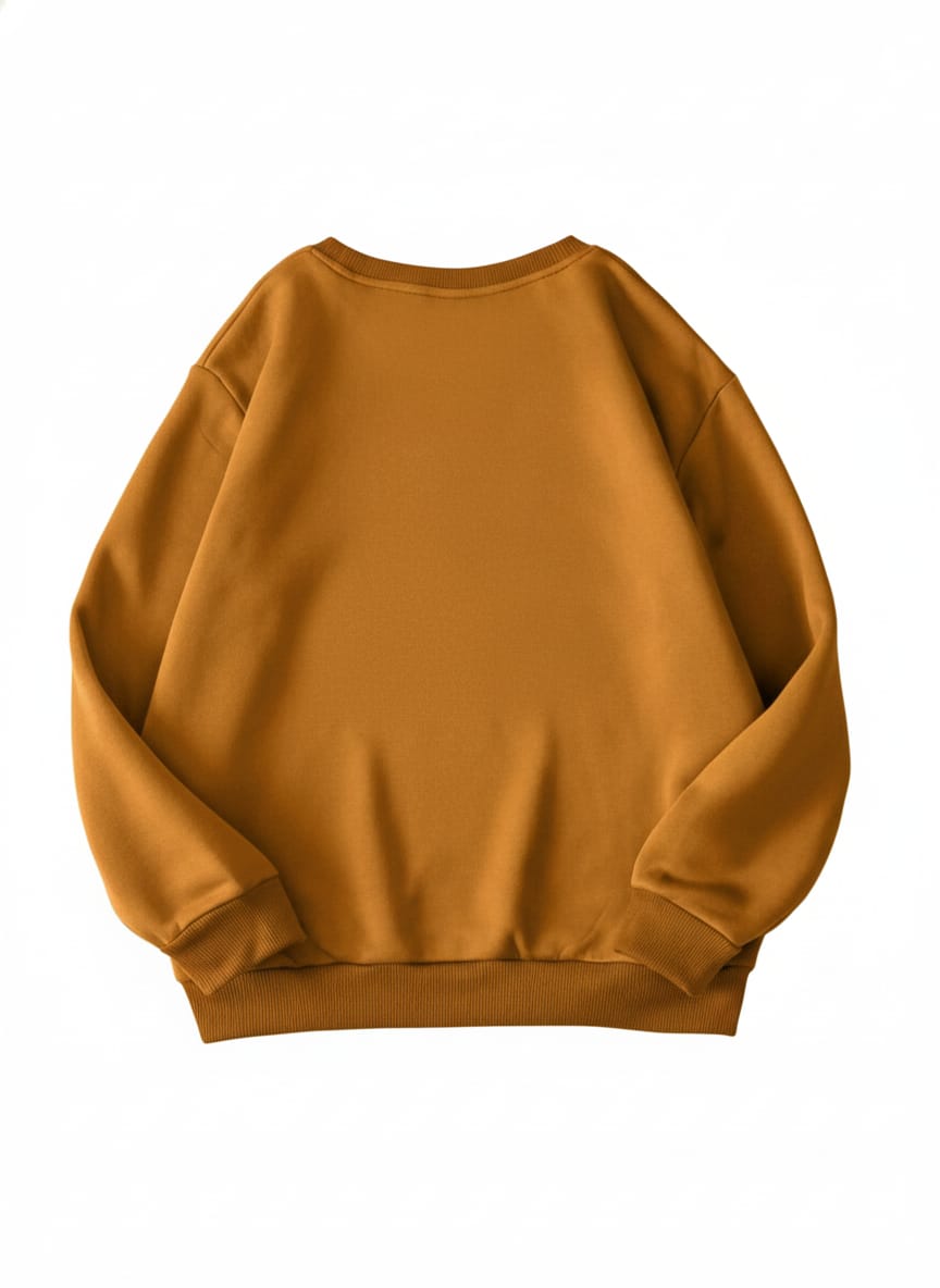 Women's Autumn Floral Bouquet Graphic Sweatshirt - Mustard