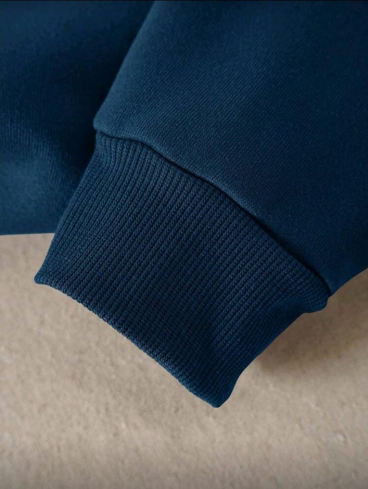 Women's Navy Blue Coffee Drinks Graphic Sweatshirt