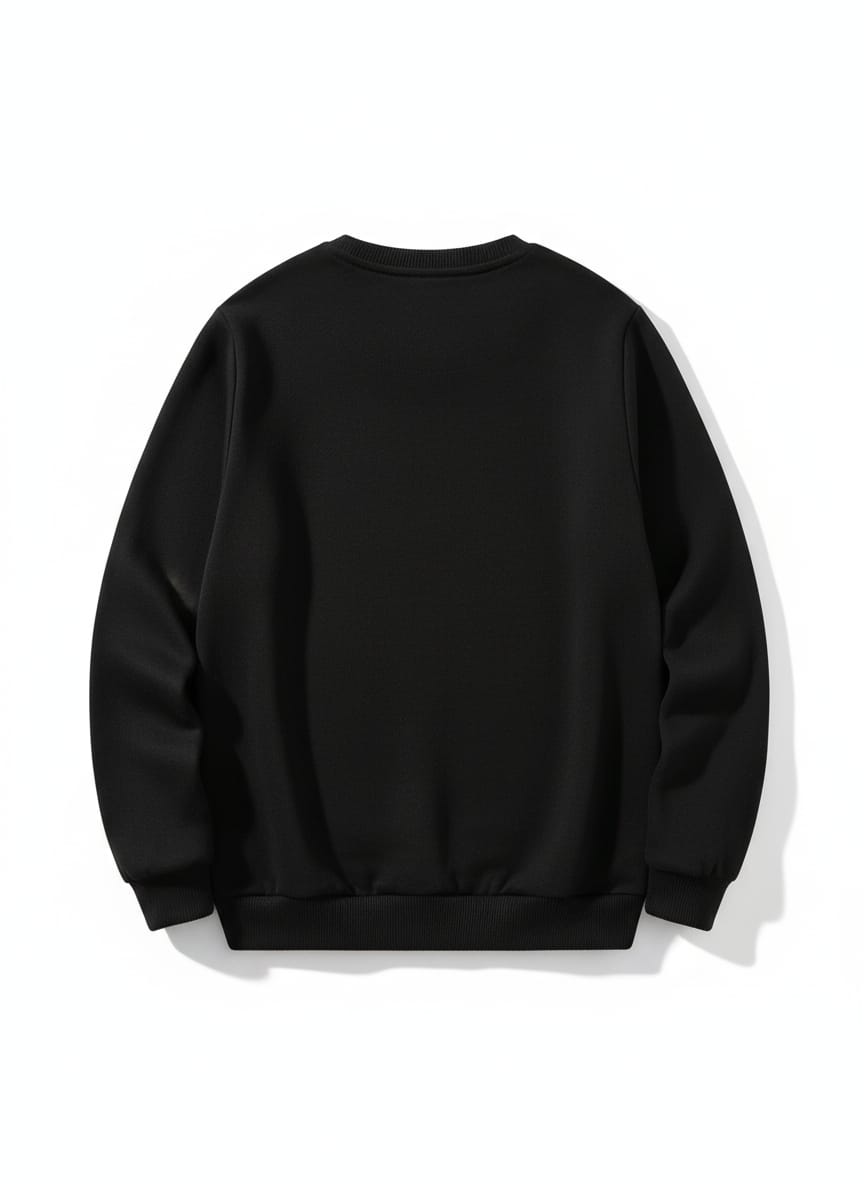 Women's Sunflower and Butterfly Graphic Sweatshirt - Black