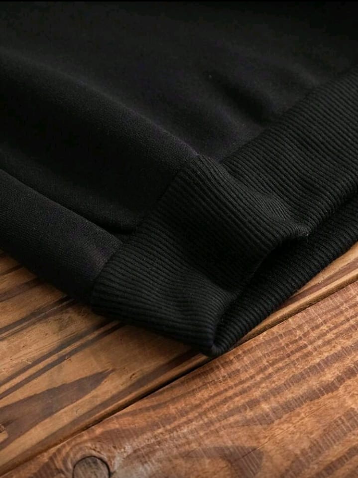 Women's Sunflower and Butterfly Graphic Sweatshirt - Black