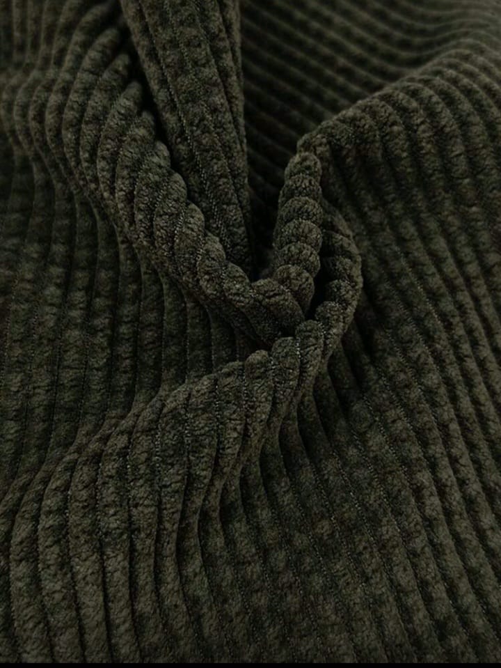 Forest Green Ribbed Knit Cropped Shirt Jacket